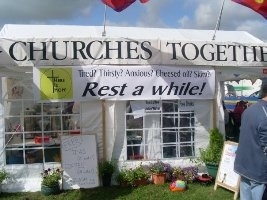 Churches together tent at Driffield show